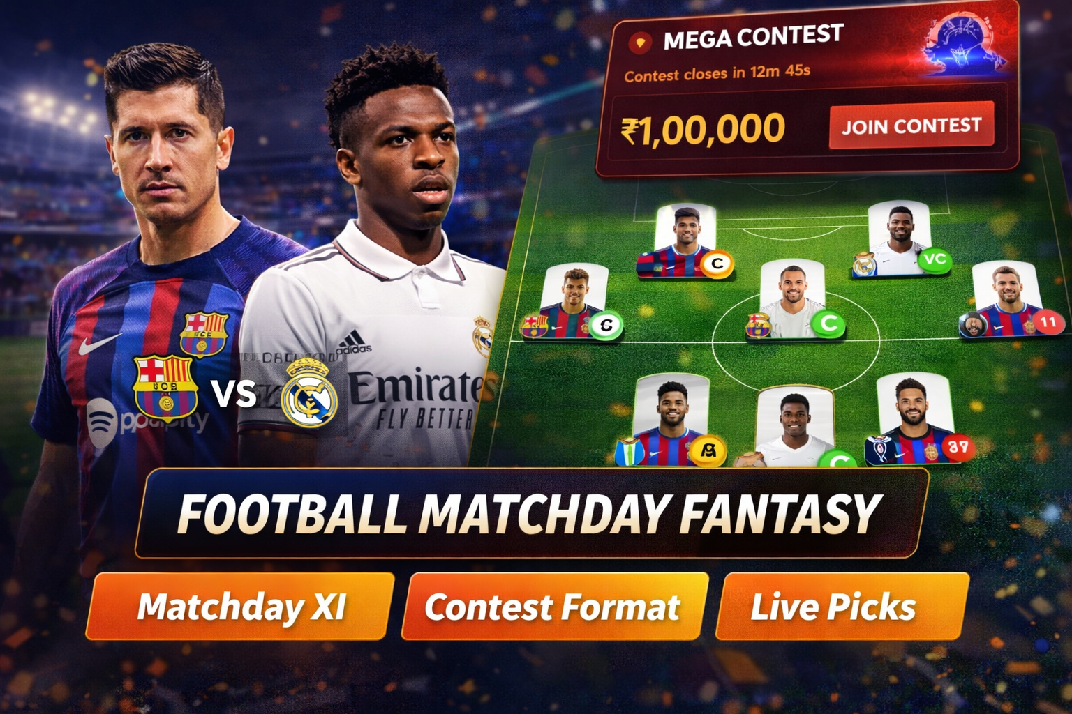 Football fantasy matchday artwork